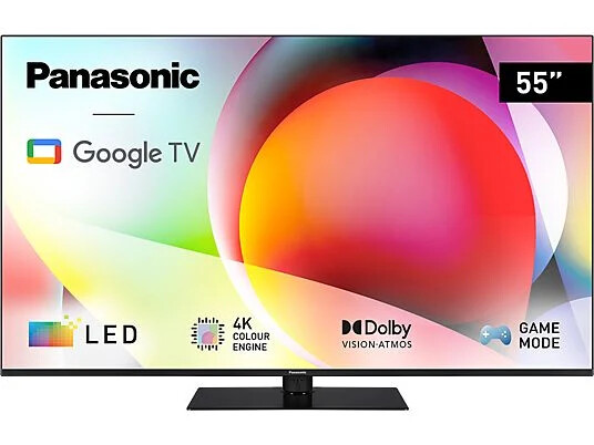 PANASONIC TN-55W70AEZ Smart LED Google televízió, 4K Ultra HD, 139 cm